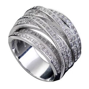 Silver, geometric ring, rhinestones...Beautiful!!